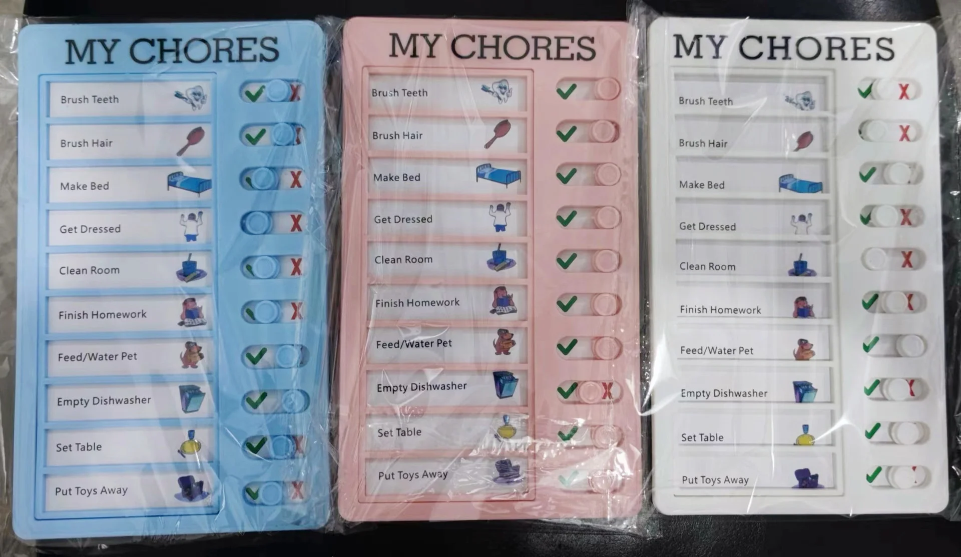 Индивидуальный офисный многоразовый ежедневник, канцелярский автомат для ухода за пожилыми людьми, список записей, пластиковые мои работу, контрольный список, доска для заметок для детей и взрослых