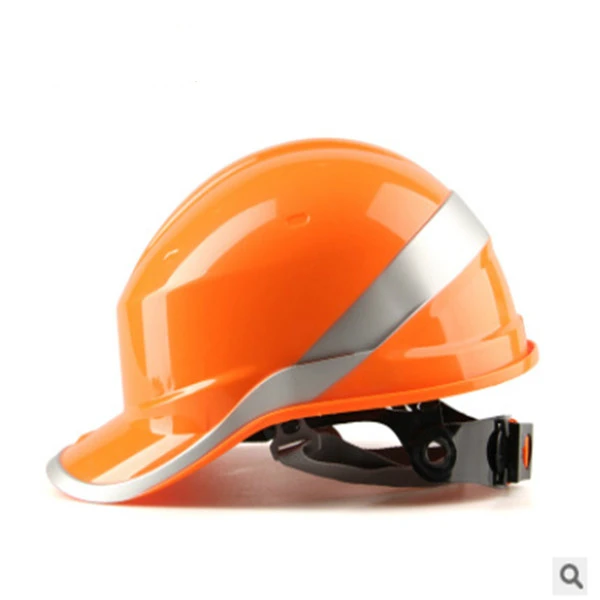OEM White Pink Customized Engineering Construction Safety Helmet Hdpe Yellow Green With Sweat Bands
