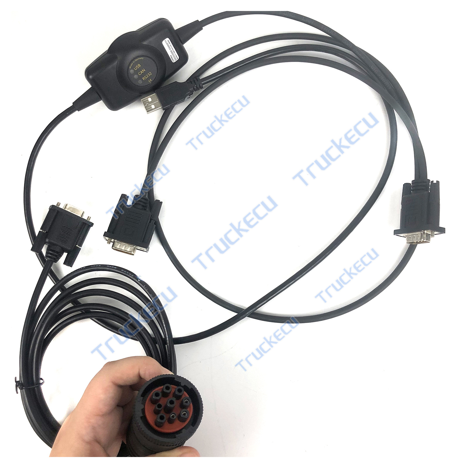 Liebherr Diagnostic Kit LIDIA CANFOX - 9 Pin Cable for Bulldozer