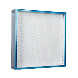 H10-H13-H14 U15 Cleanroom air Purifier Gel Seal Mini-pleat Hepa Filter Replacement for Hospital