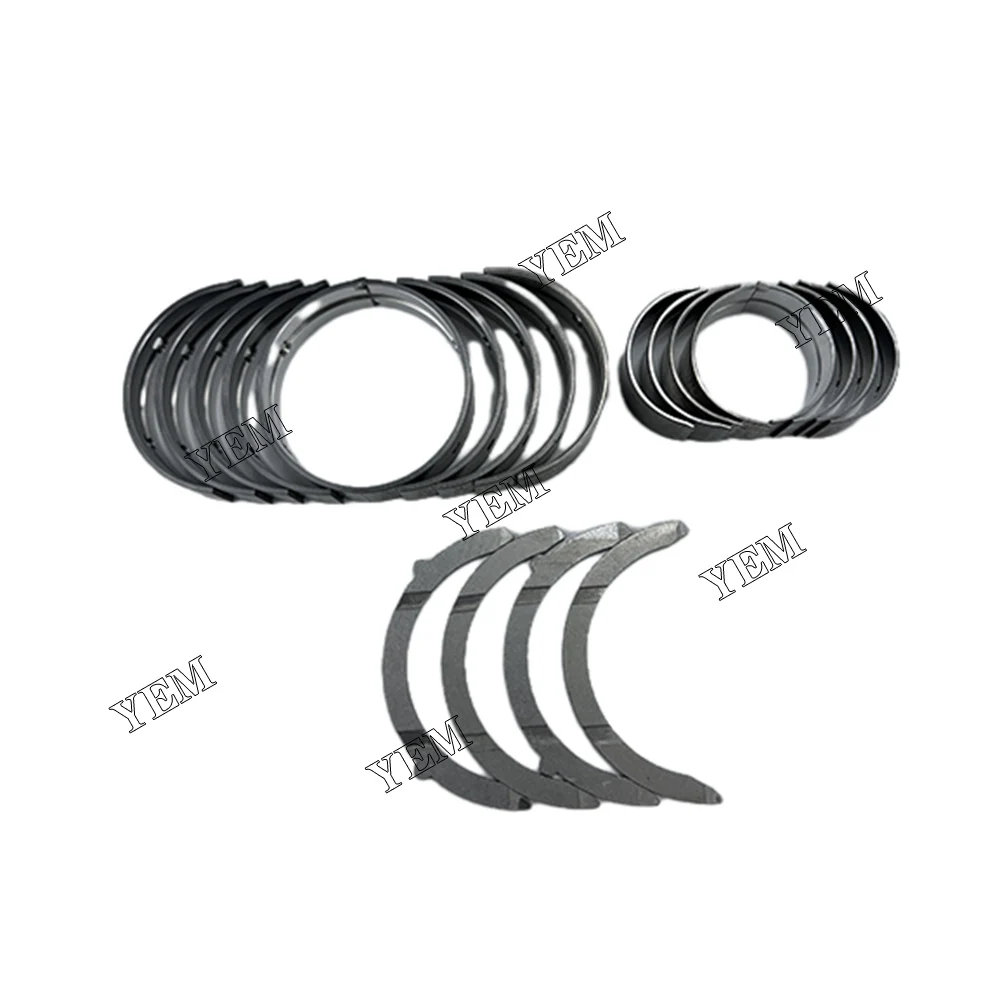 3024C Main Bearing and Connecting Rod Bearin Kit & Thrust Washer Set Engine Bearing Set for Caterpillar 3024C Engine