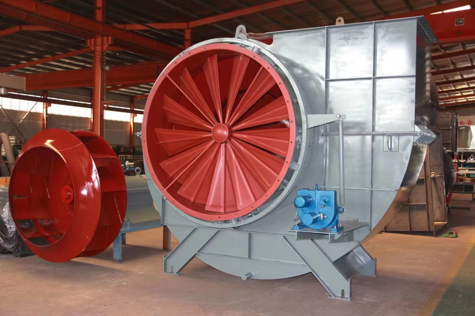 Backward Curved Blades Impeller, 380V, 4-72, FRP, Centrifugal - detail 30