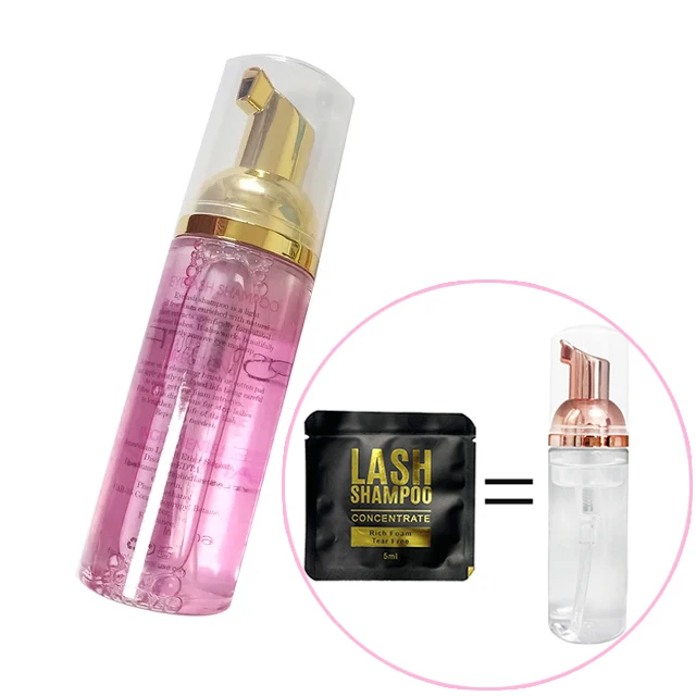 Custom Eyelash Foam Cleanser Private Label Lash Shampoo Concentrate