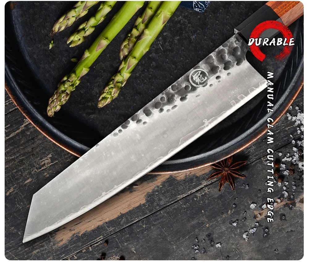 Japanese Aus10 Steel Chef Santoku Nakiri Kiritsuke Utility