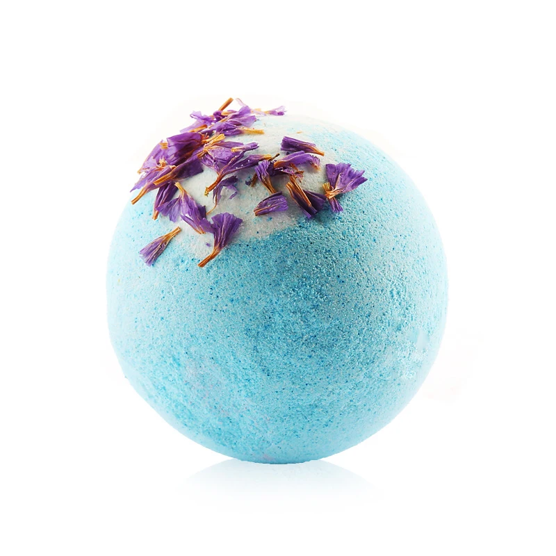 
Хит продаж, оптовая продажа, частная этикетка, шар для ванной, изготовленный на заказ, лавандовый цветок, аромат, пузырьковый лепесток, бомбы для ванной 