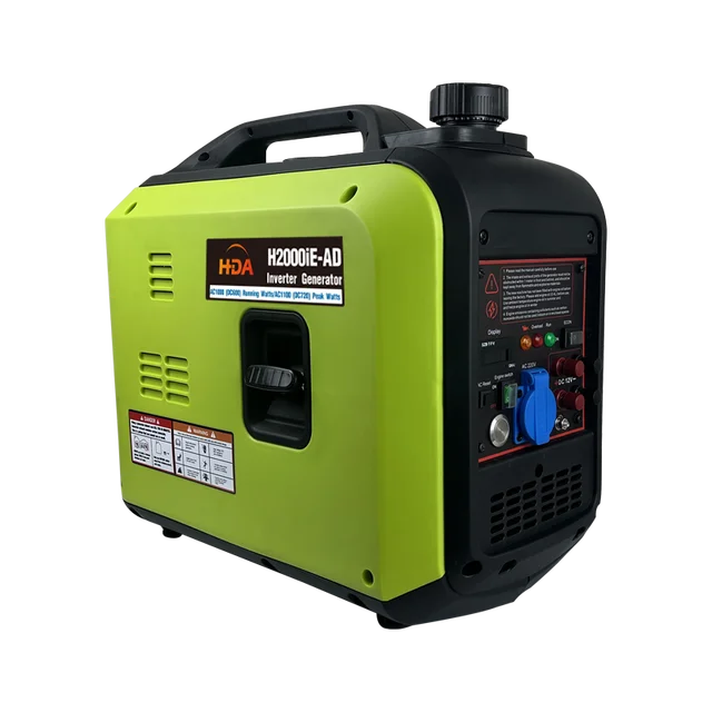 Dual-voltage 2KW AC220V DC12V remote start gasoline Silent inverter Generator for olive harvesting electric tools H2000i-AD