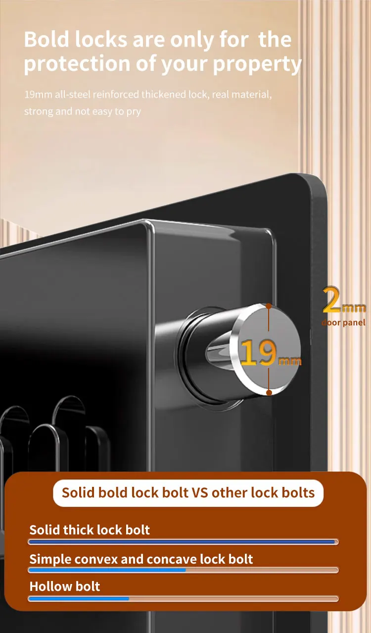 CEQSAFE Hotel Digital Fingerprint Smart Electronic Lock for Bank Box Home Time Safe Money Deposit Safety Kids Small Safe details