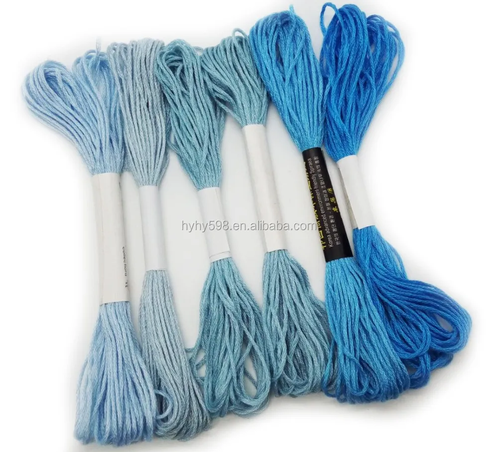 
 Хлопковая нить для вышивки крестиком #16050902 от китайского производителя  