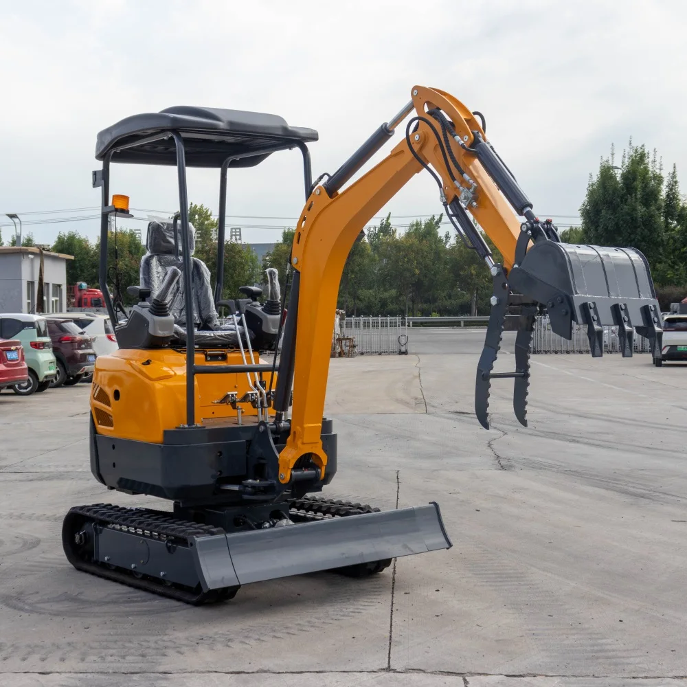 بیل مکانیکی کوچک ۱٫۸ تن، حمل رایگان، مورد تأیید CE، EPA و استاندارد اروپایی ۵، بیل مکانیکی زنجیری برای مزارع، با قابلیت سفارشی‌سازی