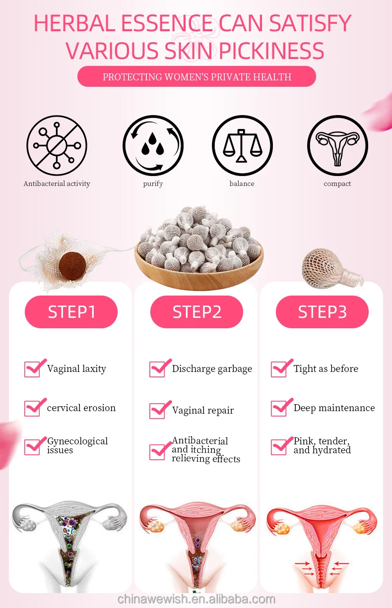 Yoni Pearls Vaginal Clean Point 100 Nature Herb Yoni Pearls Perles