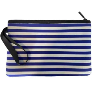 Waterproof custom small wet bag neoprene swimsuit bag pouch with zipper for swimwear diapers cosmetics travel toiletries