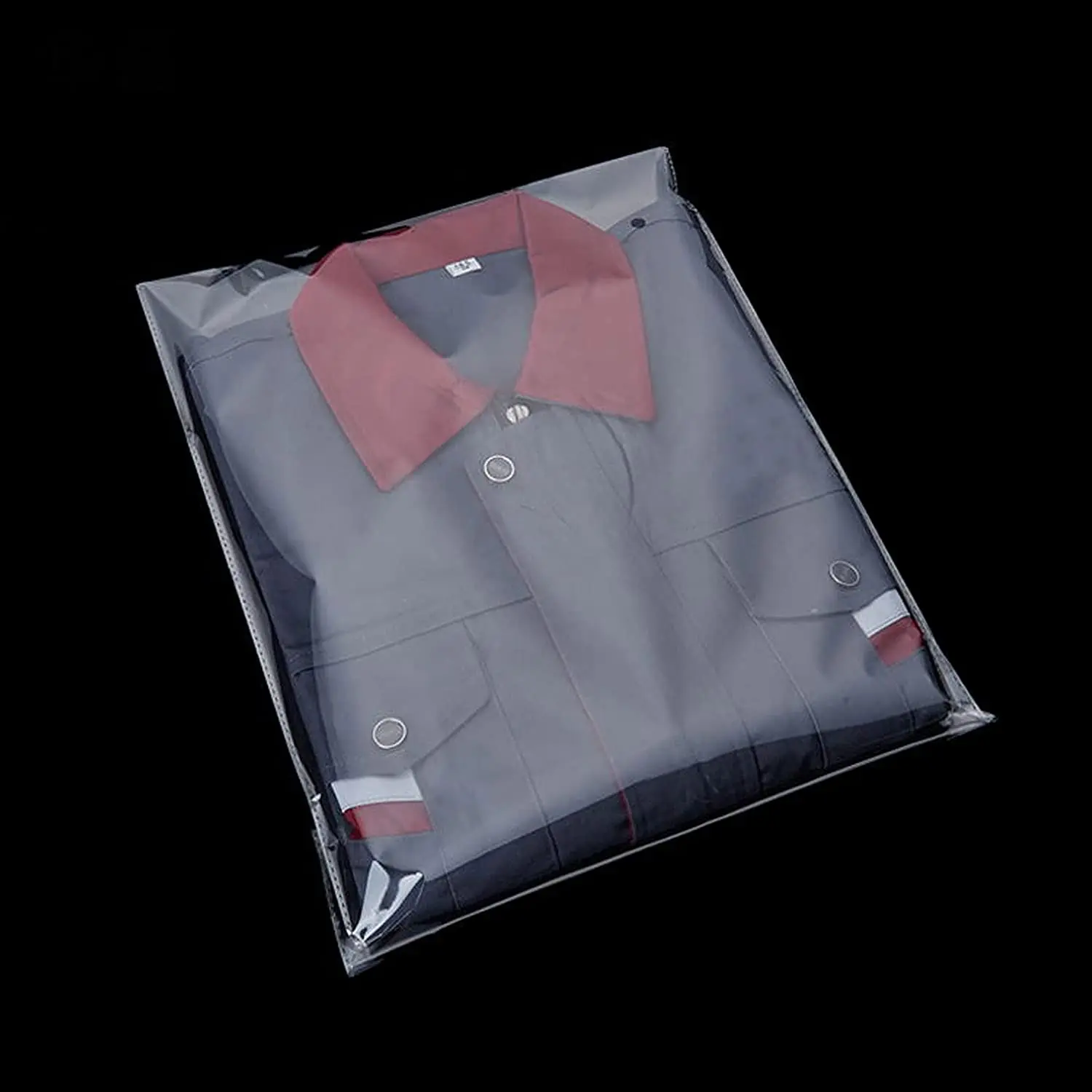 100 14 X 20 Auto-Seal Soffocamento Di Avvertimento Chiaro Poly - Foto 5