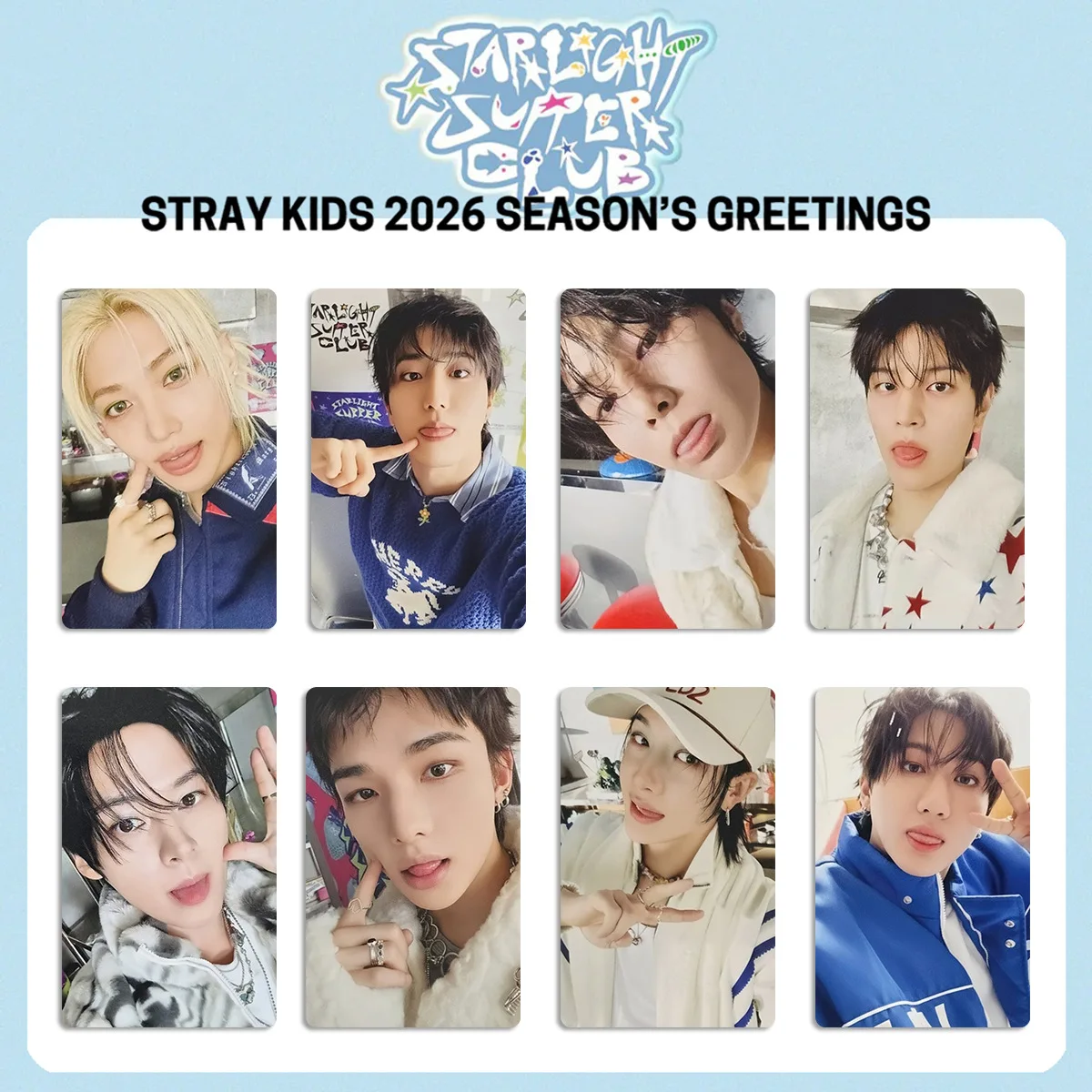 Straykids 2026 Season's Greetings - YES24 Ver Selfie Cards
