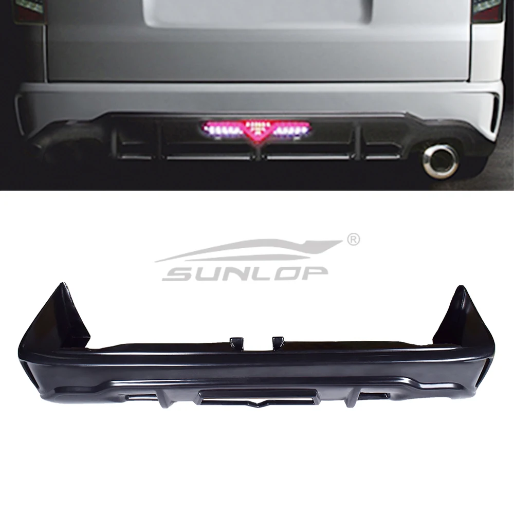 Sunlop Hiace 2005up Rear Bumper #7458 Modified ABS Auto Rear Bumper for Hiace KDH Quantum Body Parts