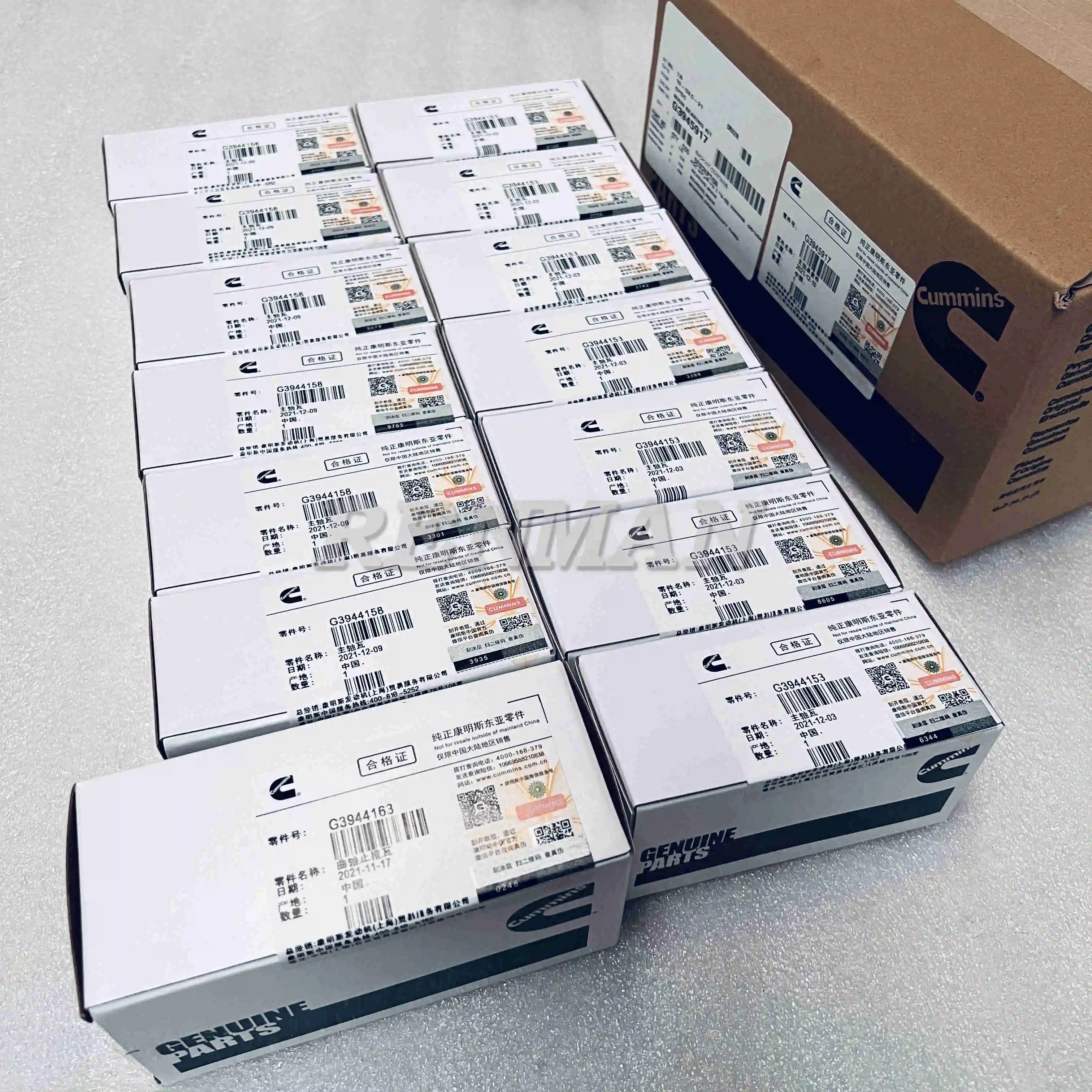 6CT Cummins Main Bearing Kit G3945917 Machinery Diesel Engine  