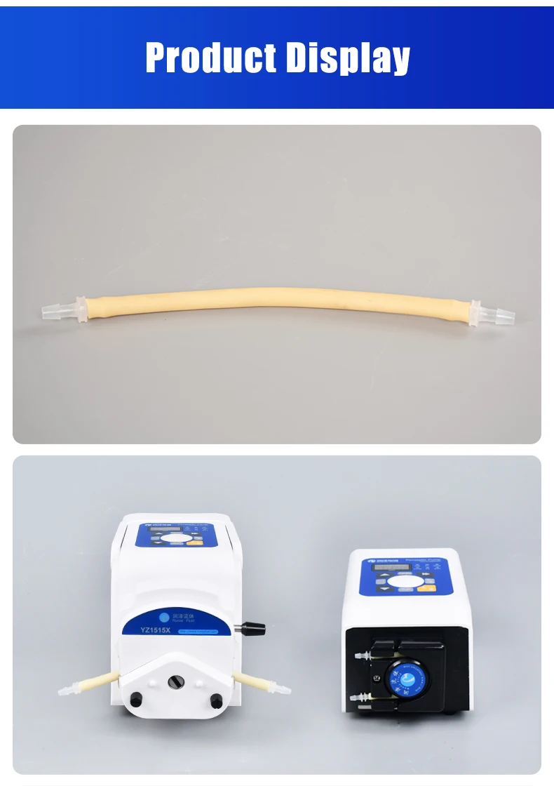 Runze Fluid Peristaltic Pump Head Tube Rubber Tube With Plastic