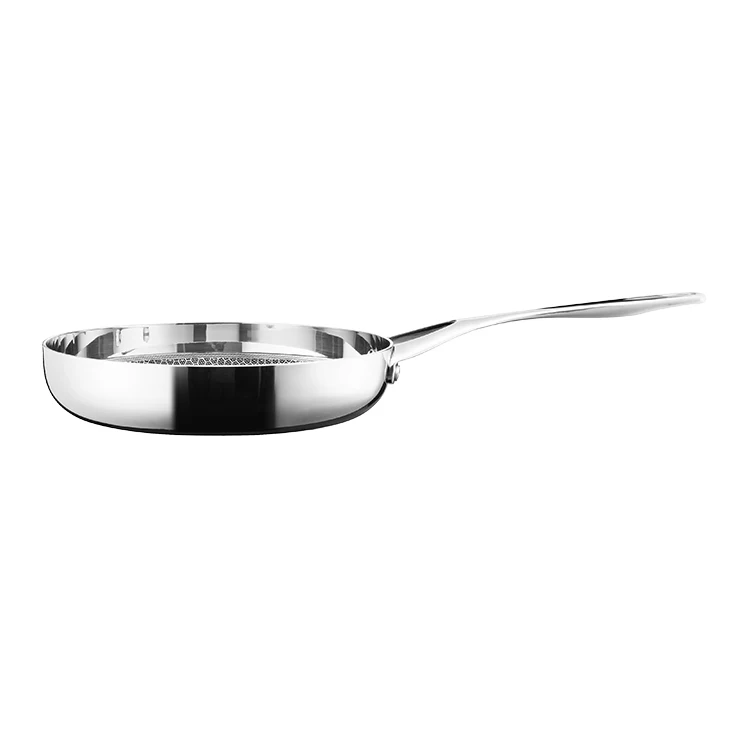 Source Factory 3ply Stainless Steel Non Stick Fry Pan Set 8 Pieces 316ss Cookware Set