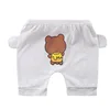 O-pp pants gray brown bear honey