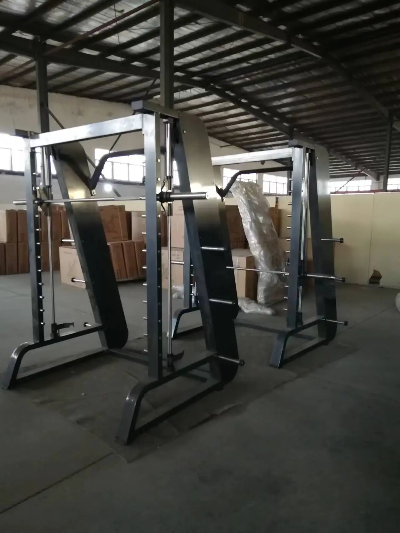 LS824 Multi Functional Gym Equipment Body Building Exercise Training Smith Squad Machine Multifunctional Smith Machine