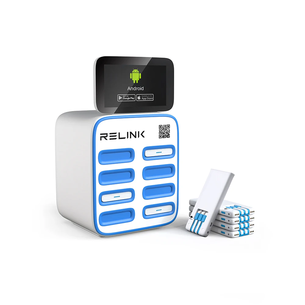 CS-S08 Advertising Multiple Mobile Portable Shared Rental Power Bank Vending Machines