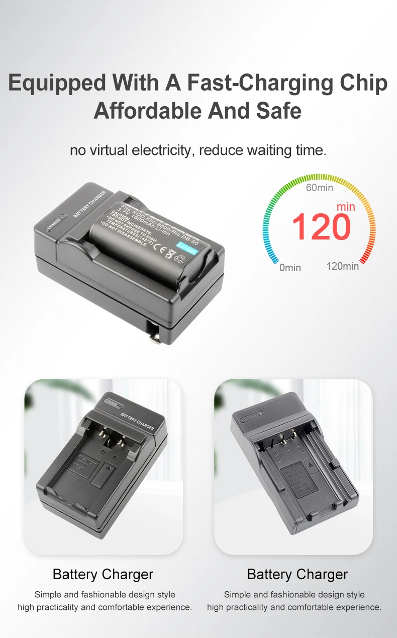 3.7V 1600mAh KLIC-8000 Rechargeable Digital Battery KLIC8000 Lithium-ion Batteries for Kodak Z612 Z712 Z812 Z1015 Z1085 Cameras details