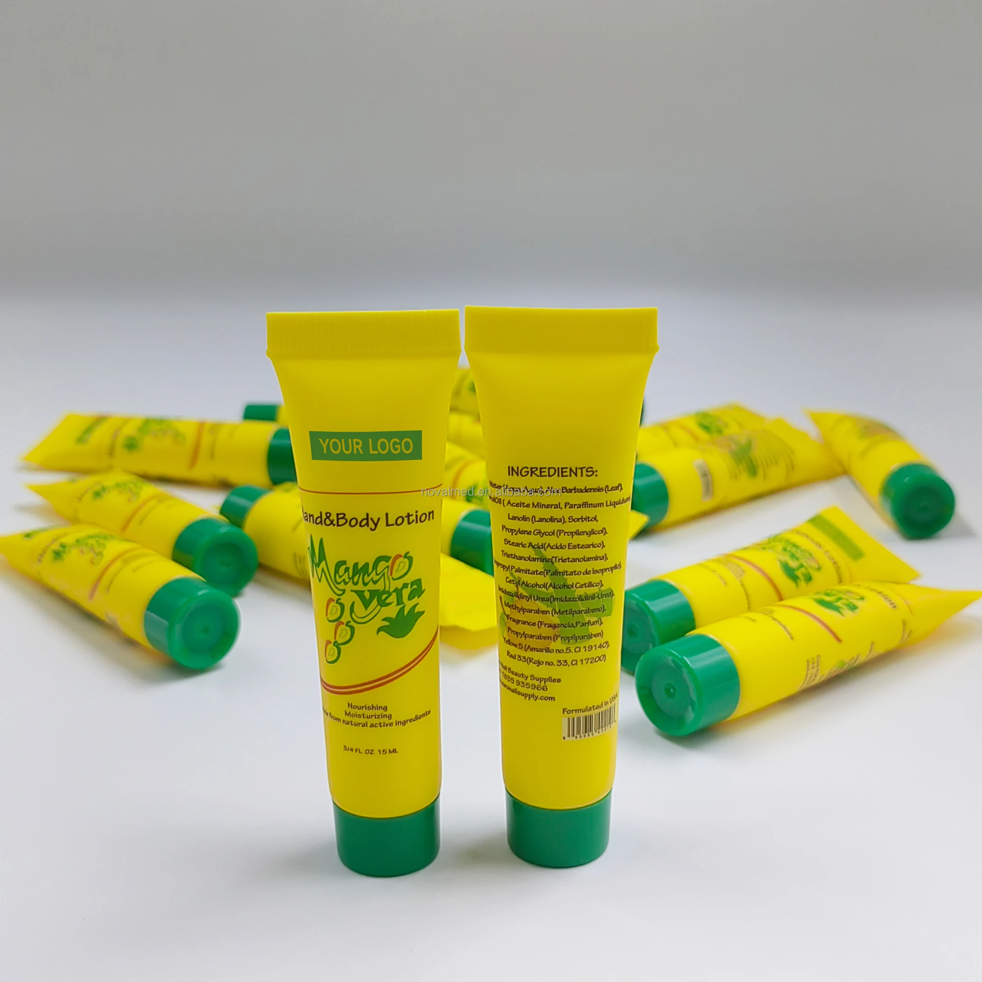 Customize 72pcs/jar 15ml Hand Body Lotion for Salon Gift