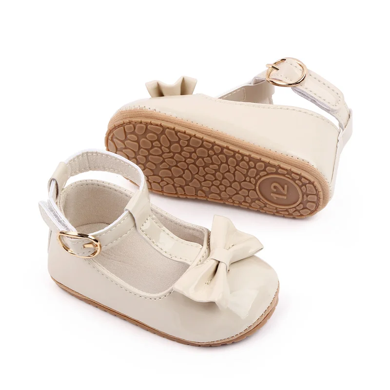 British Style Solid Color Baby Toddler Girl Shoes 2025 supplier