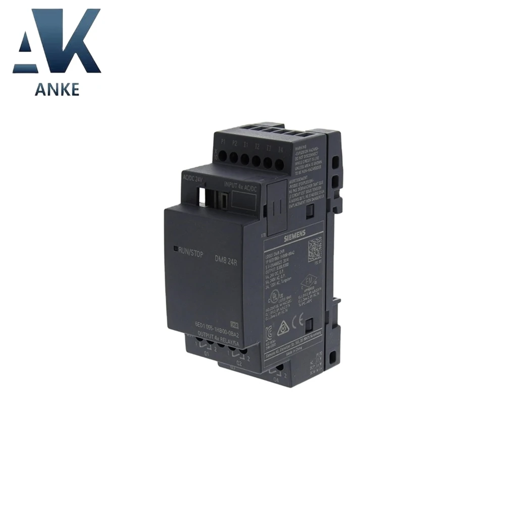 Siemens Logo! I/o Module 4 Inputs 4 Outputs Relay Module 6ed1055-1hb00