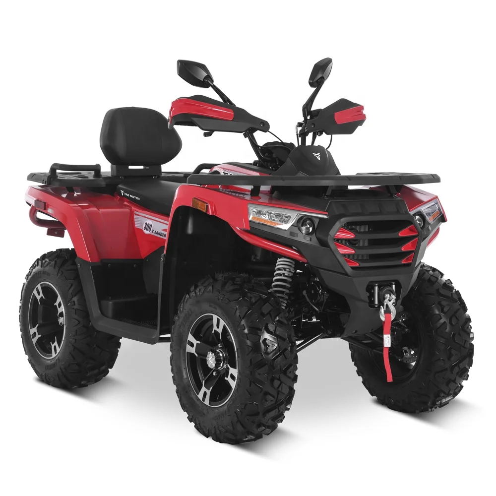 Tao Motor Automatic Chain Drive Gas Fuel Power 4 Wheeler Alloy Rim LED Light Farm ATV 4X4 300cc ATV with EPA EEC T3B ECE