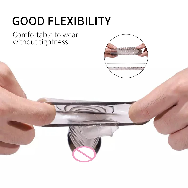 durex play vibrations ring battery Hot-Selling Food Grade TPE Penis Condom With Vibrator & Clitoris Stimulator  for Delayed Ejaculation – Reusable Sex Toy