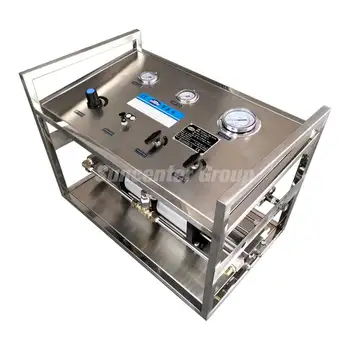 Suncenter Air Driven Hydraulic Test Pump Liquid Booster System for Pressure Testing