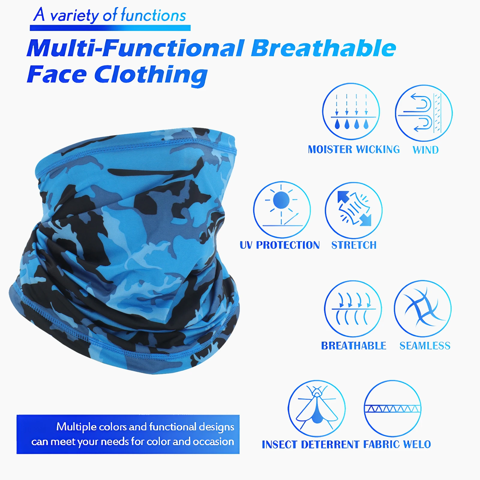 Sun Neck Protector Wholesale Custom Summer UV Sun Protection Cooling Polyester Trail ...
