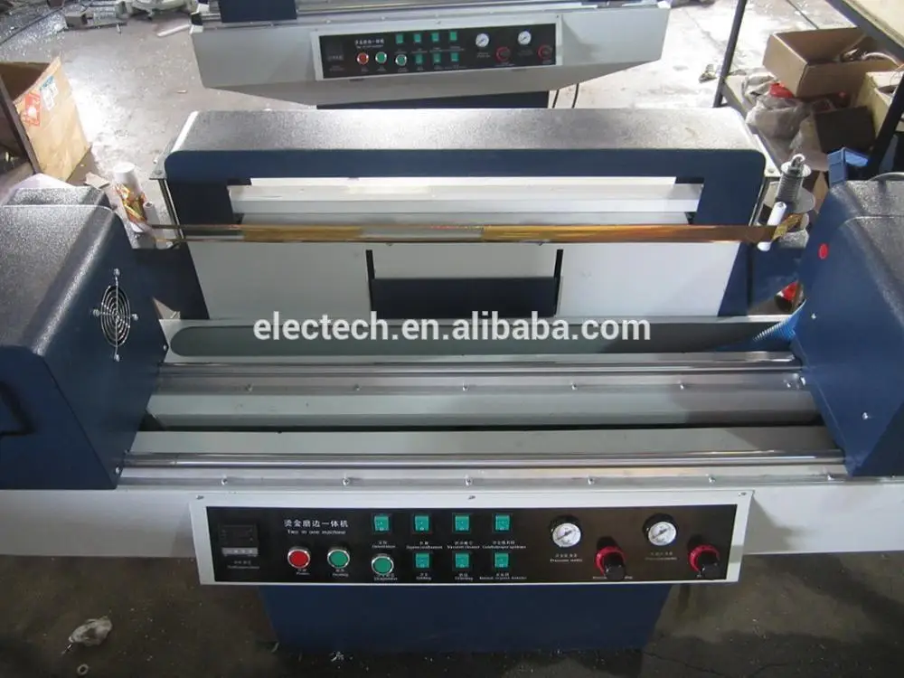 High Speed Automatic Book Edge Gilding and Polishing Machine Gold Foil Printing Hot Foil Stamping Machine