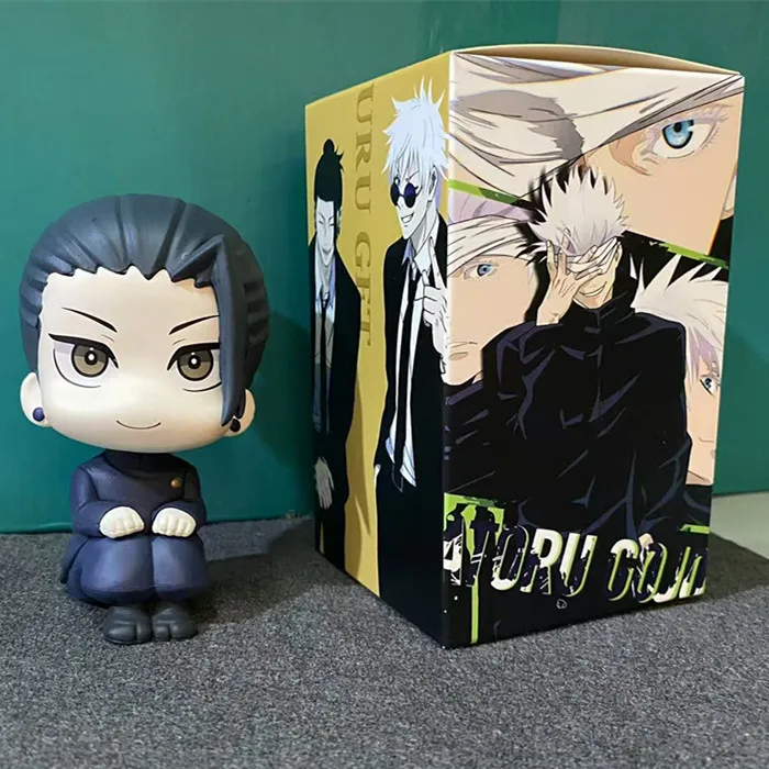 Tongyundacheng Figurine Look Up Gojo Satoru & Geto Suguru – 10 Cm, PVC, Décoration Voiture/bureau, Cadeau Anime