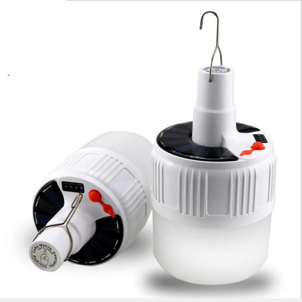 Rechargeable LED Bulb Small Sun Torch Portable Solar Lamp