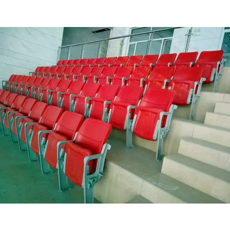 Outdoor Gym Telescopic Bleachers Flap Chair  Steel Grandstand Movable Stadium Bleachers in Dezhou  Factory