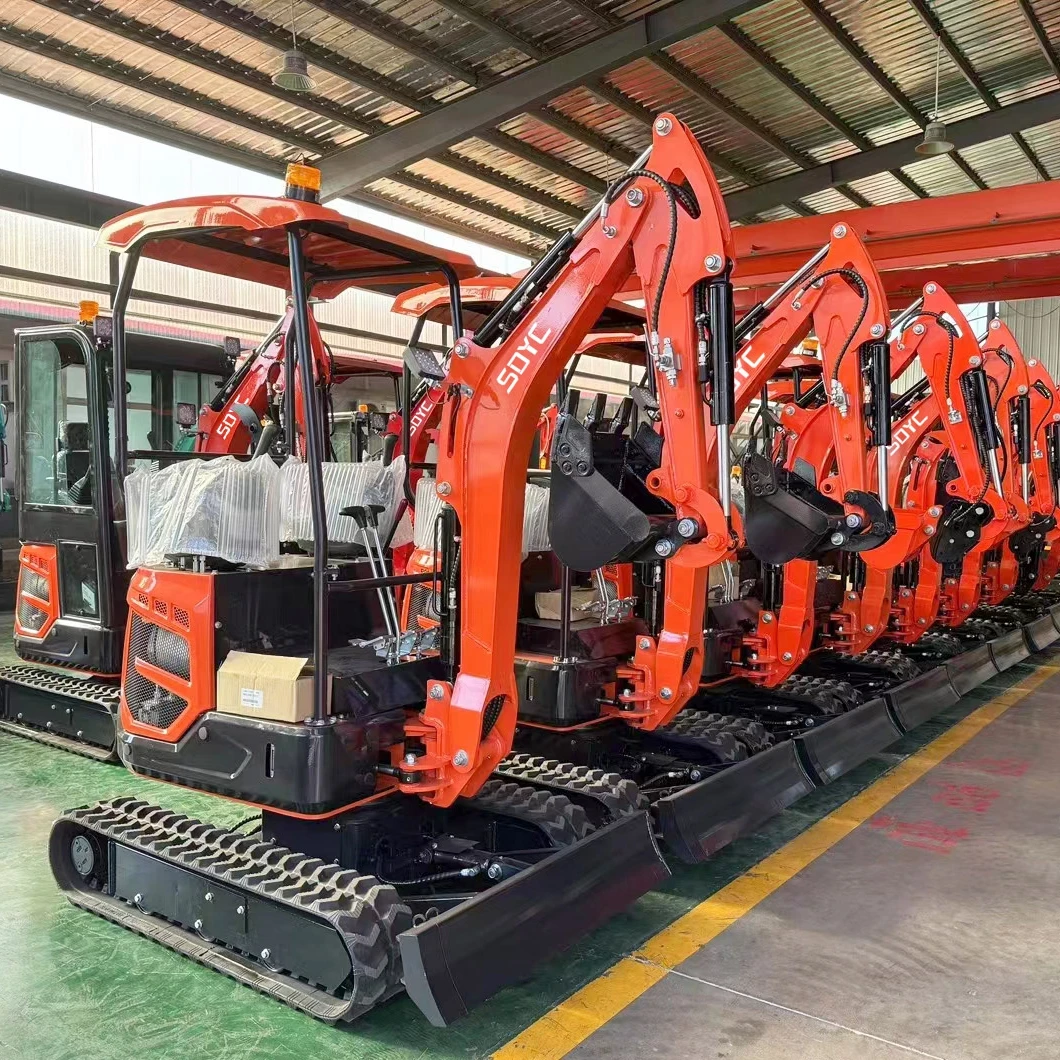 Free Shipping Mini Excavator 1.8 Ton EPA Farm Small Digger