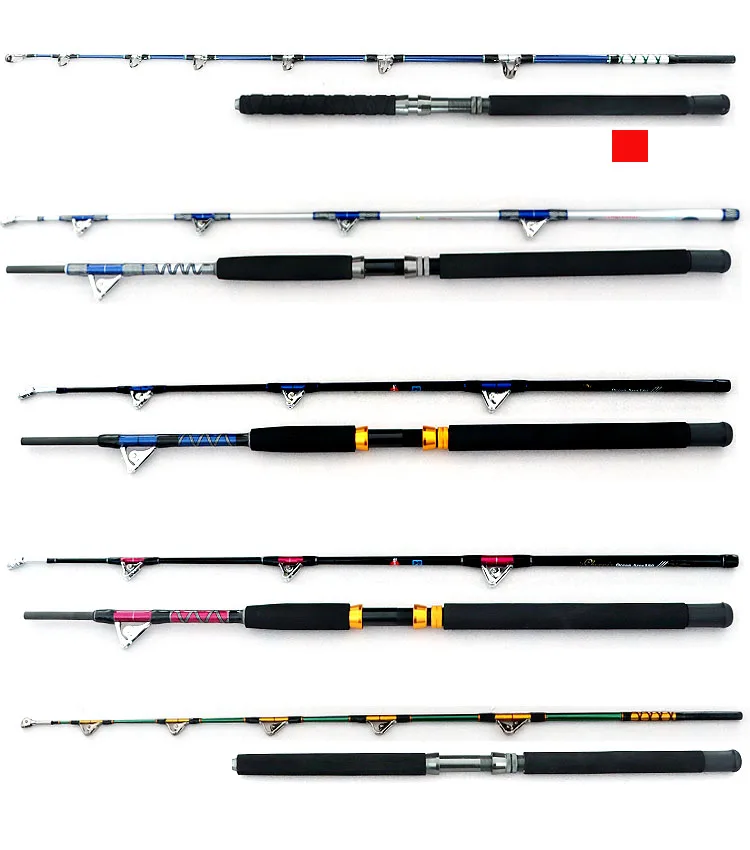 New Arrival Oem Odm In Stock Sea Saltwater Fishing Rod Big Game Boat Trolling Rods Fishing Shark
