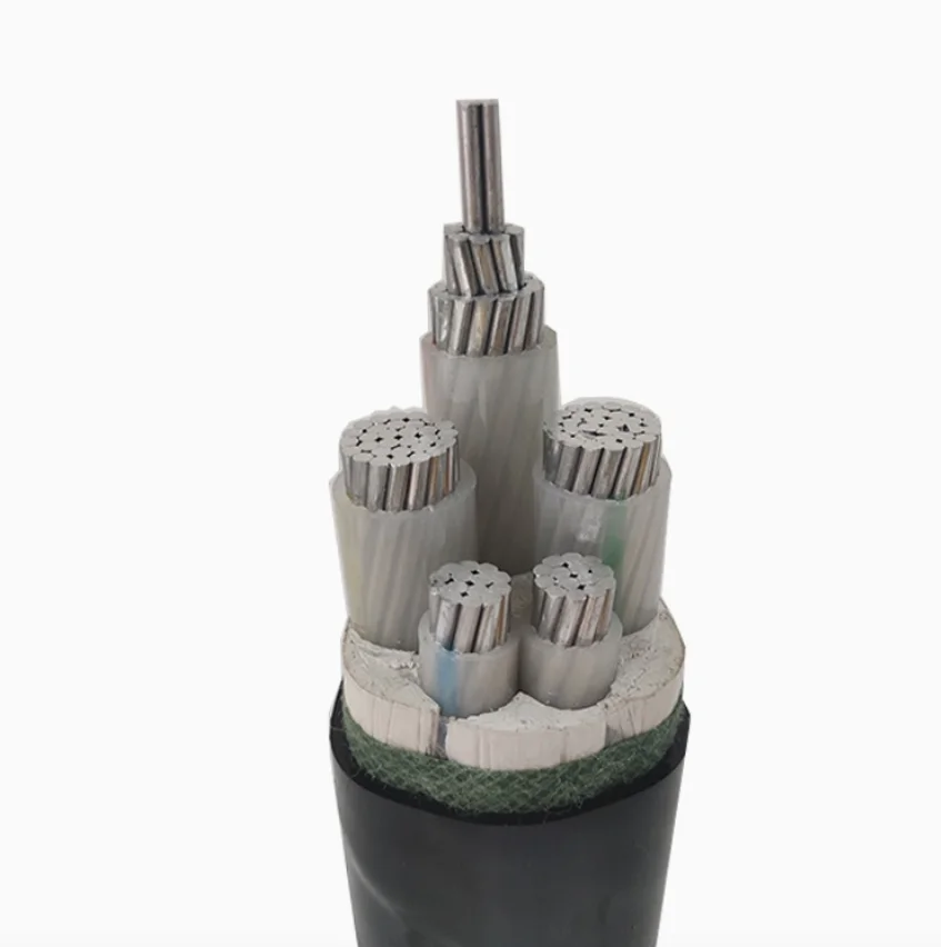 YJLHV 4*120+1*70mm2 XLPE insulation PVC sheath aluminum alloy conductor AC 0.6/1KV aluminum alloy cable for industry