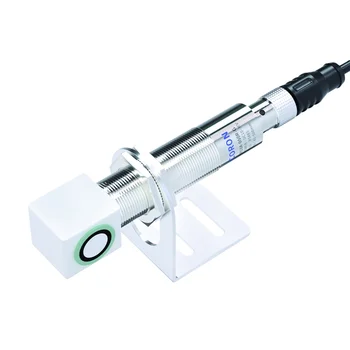 CORON QR18L-D50U-G for M18 Ultrasonic Sensor Analog 0-10V Output Side Detection 50-500mm Distance with M12 Connector