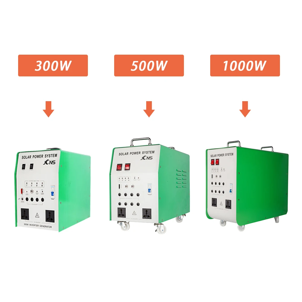 JCN 1000 Watts All in One Inverter Solar Generator with 200W Solar Panel