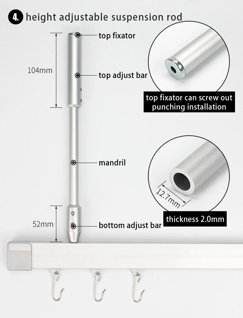 Hospital Bed Curtain Tracks Corner Bath Shower Curtain Rail Room