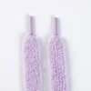 Light purple plush shoelaces