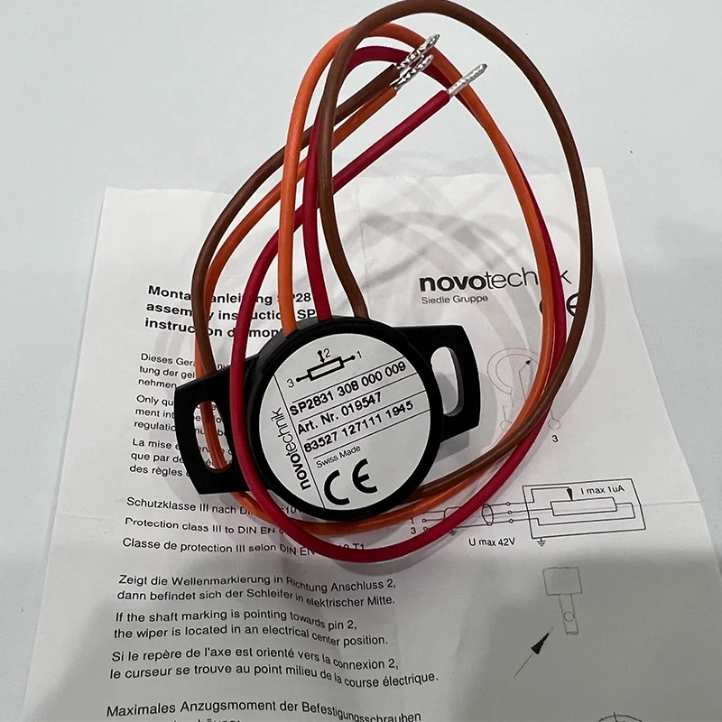 【未使用】INI RTP バインダー Novotechnik SP2831 308 000 009 Precision Position Sensor