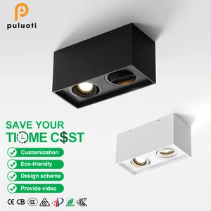 PULUOTI Factory Outlet Modern Anti-Glare LED GU10 Ceiling Lamp Spotlight Down Light Aluminum Body 3000K for Indoor Lighting