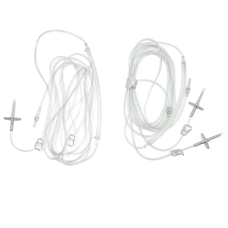 Infiltration Tubing Set Single and Two Spike Infiltration Tube Irrigation Set Luer Lock Connector
