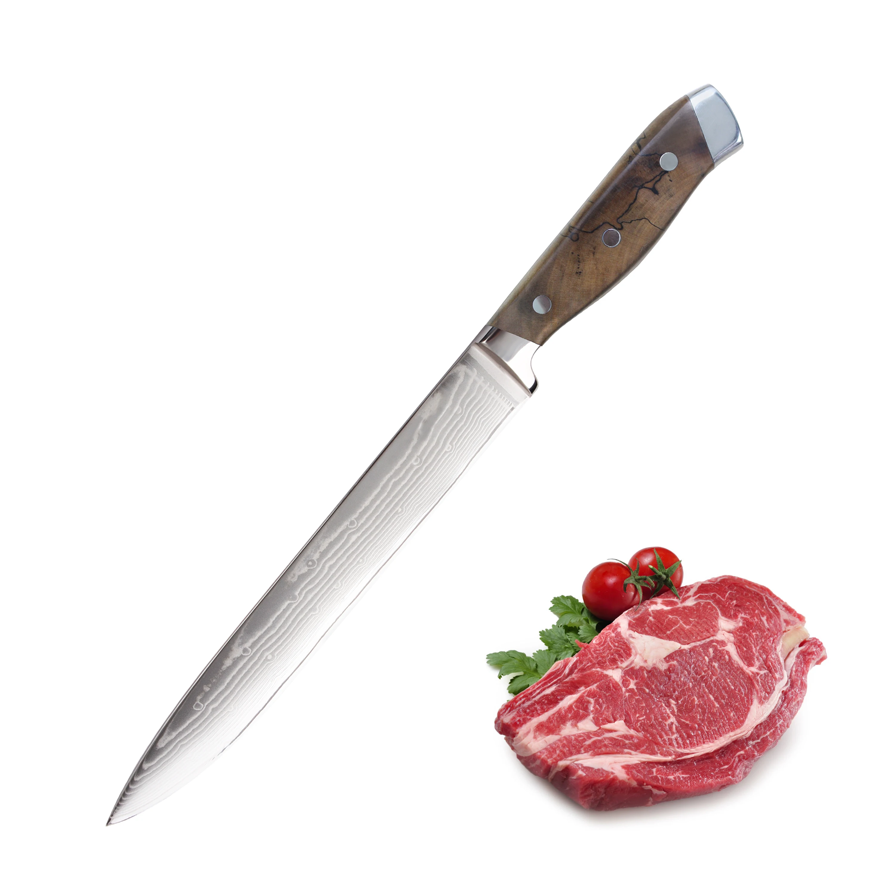 Vg10 Steel With Wooden Handle Custom Chef Butcher Knives For Sale Buy