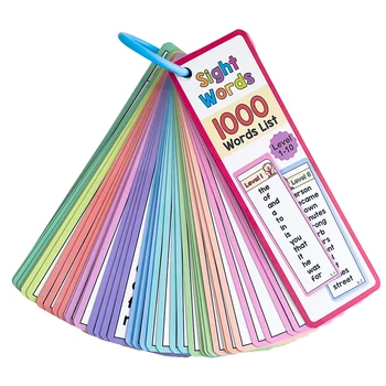 Customized Durable Paper Puzzle Board Game, Children's Early English Education Letter Word Card Practice