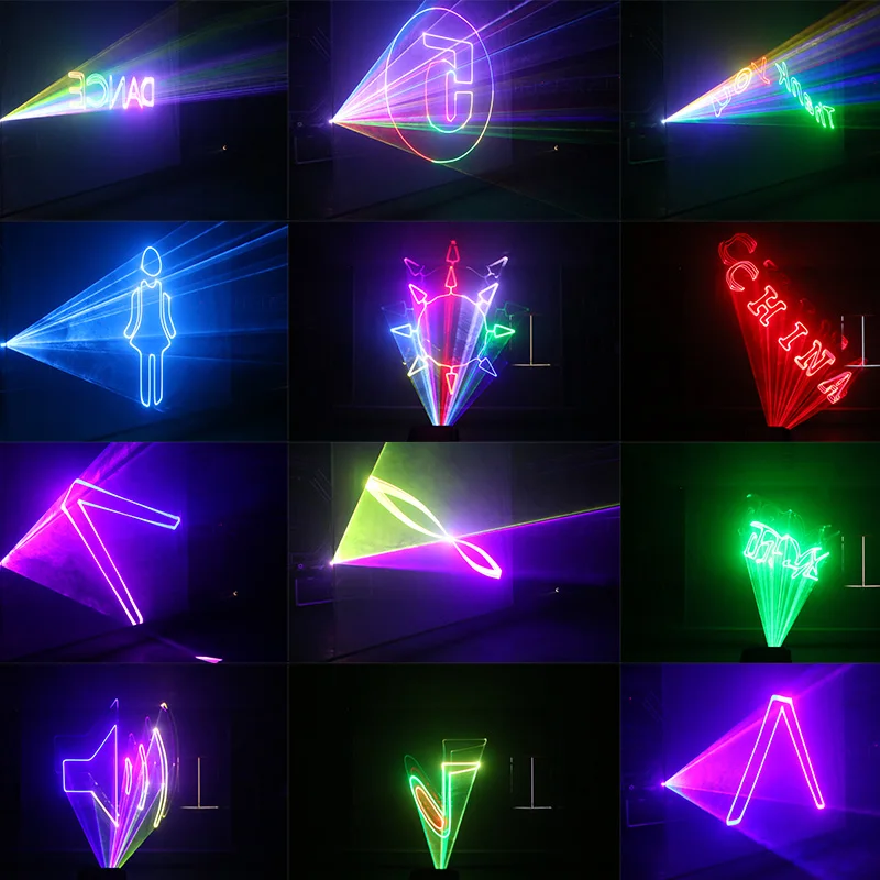 NewFeel APP Remote Control 2w Rgb Animation Laser Stage Lighting Dj Disco Ktv Home Party Mini Club Laser Light Show