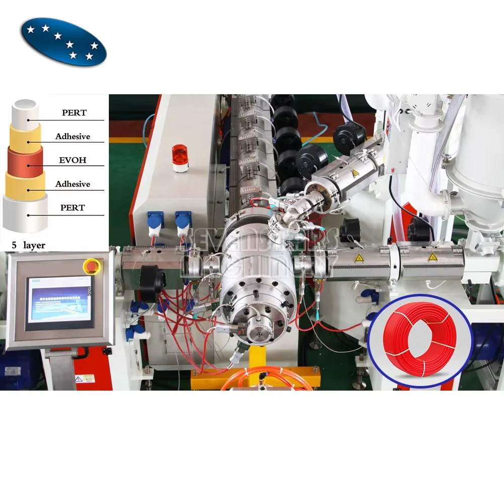 Sevenstars 16-32mm High Quality Under Floor Heating Pipes Evoh Oxygen Evoh Pert Pipe Extrusion Machine Production Line